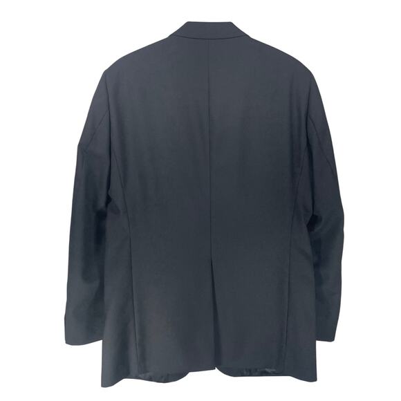 Dockers Black Two Button Single Vent Suit Jacket Blazer Sport Coat Size 42 L - Picture 2 of 6